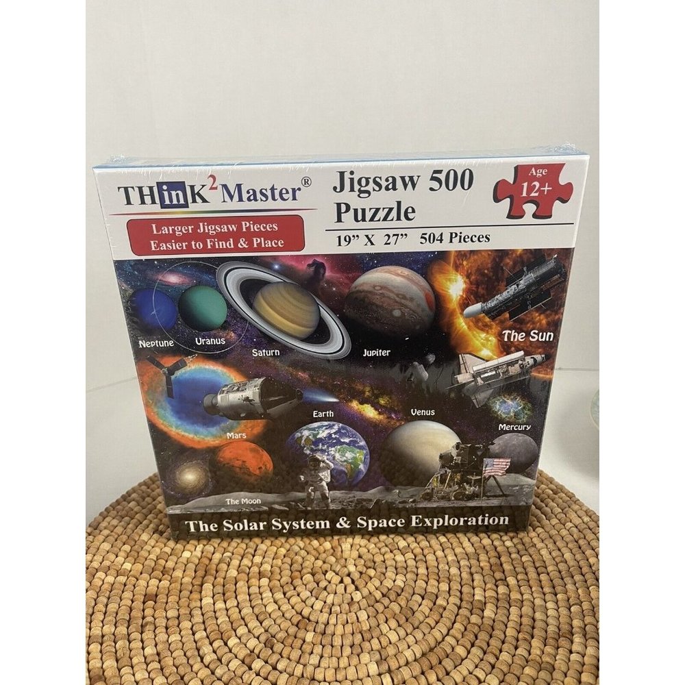 Think2Master The Solar System & Space Exploration 500 PIECE Jigsaw Puzzle NEW